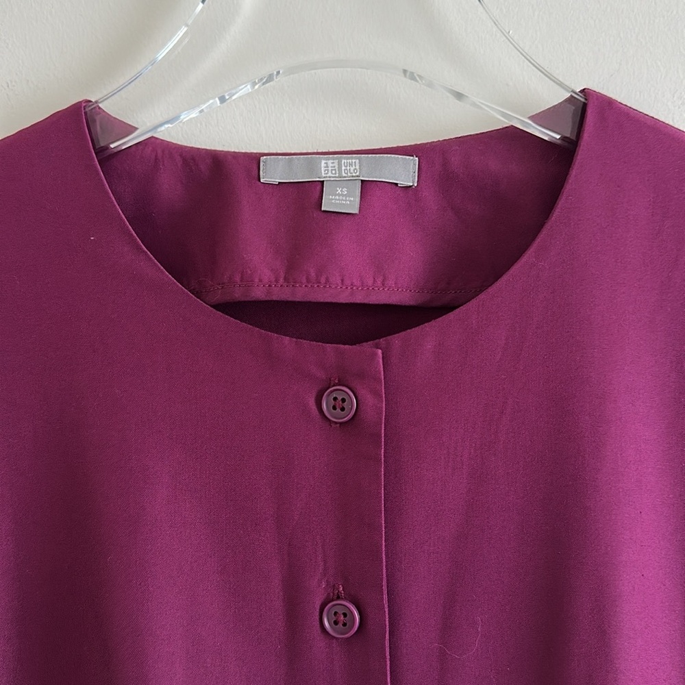 Uniqlo Women’s Button-Up Drawstring Waist Dress - Picture 5 of 16